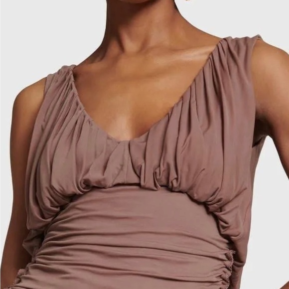 Saint laurent silk ruched dress size 40 EU brand new with tags - Picture 7 of 9